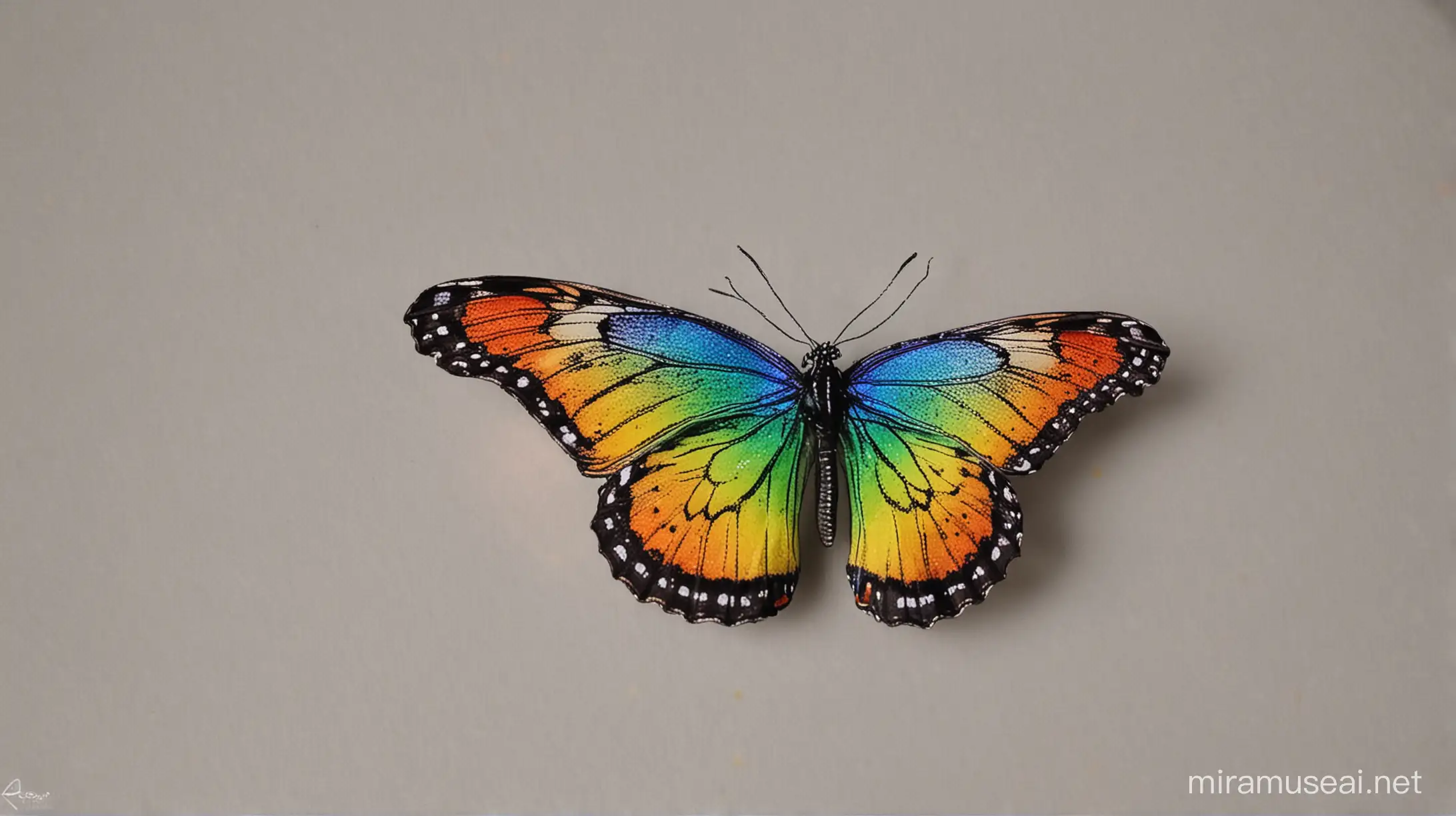 rainbow butterfly