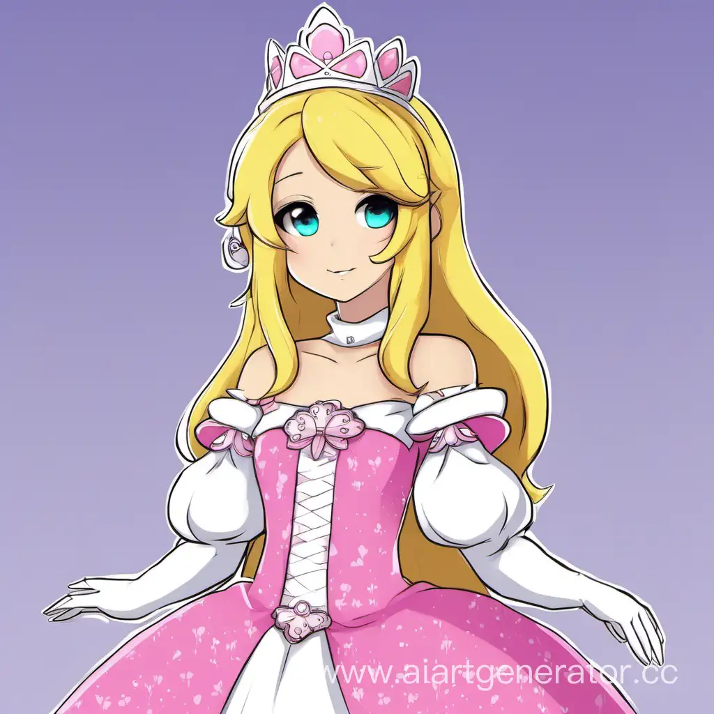 Senko in a princess costume