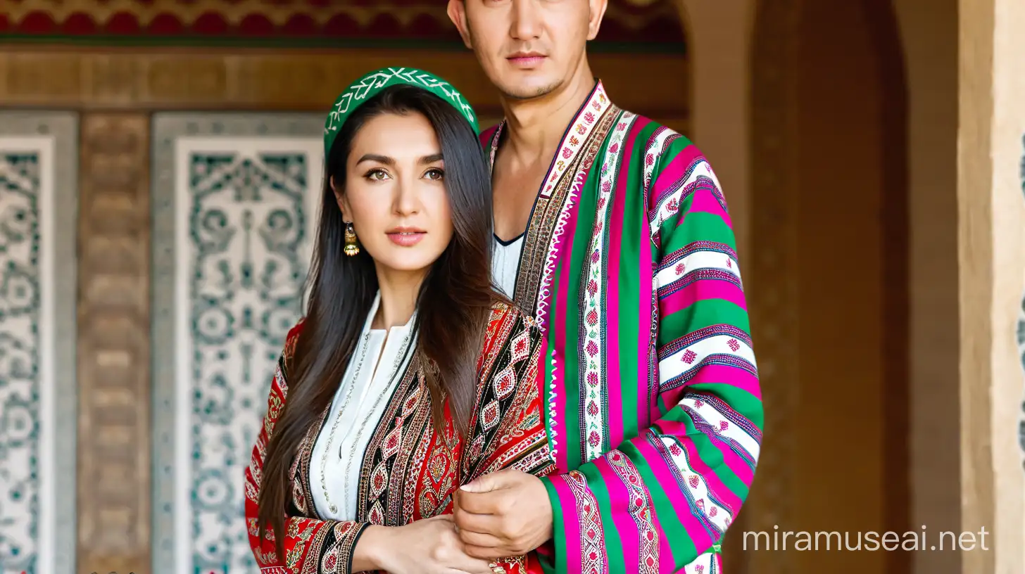 Uzbek National Dance Performance Celebrating Tradition and Unity