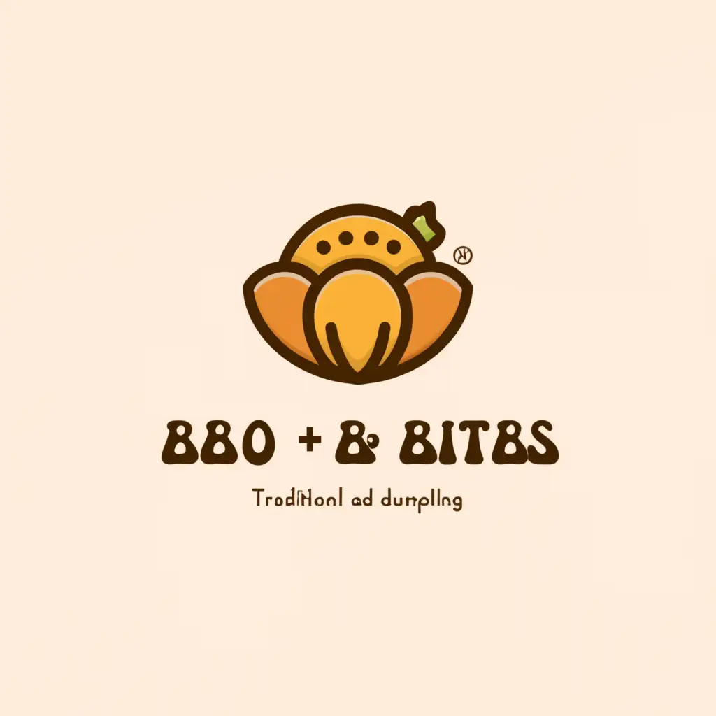 a logo design,with the text "Bao & Bites", main symbol:Xiao long Bao,Moderate,be used in Restaurant industry,clear background