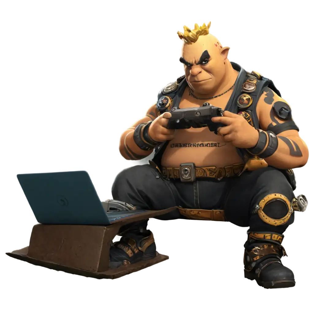 Roadhog-Sitting-PNG-Unique-Character-Design-with-Yadernble-Text