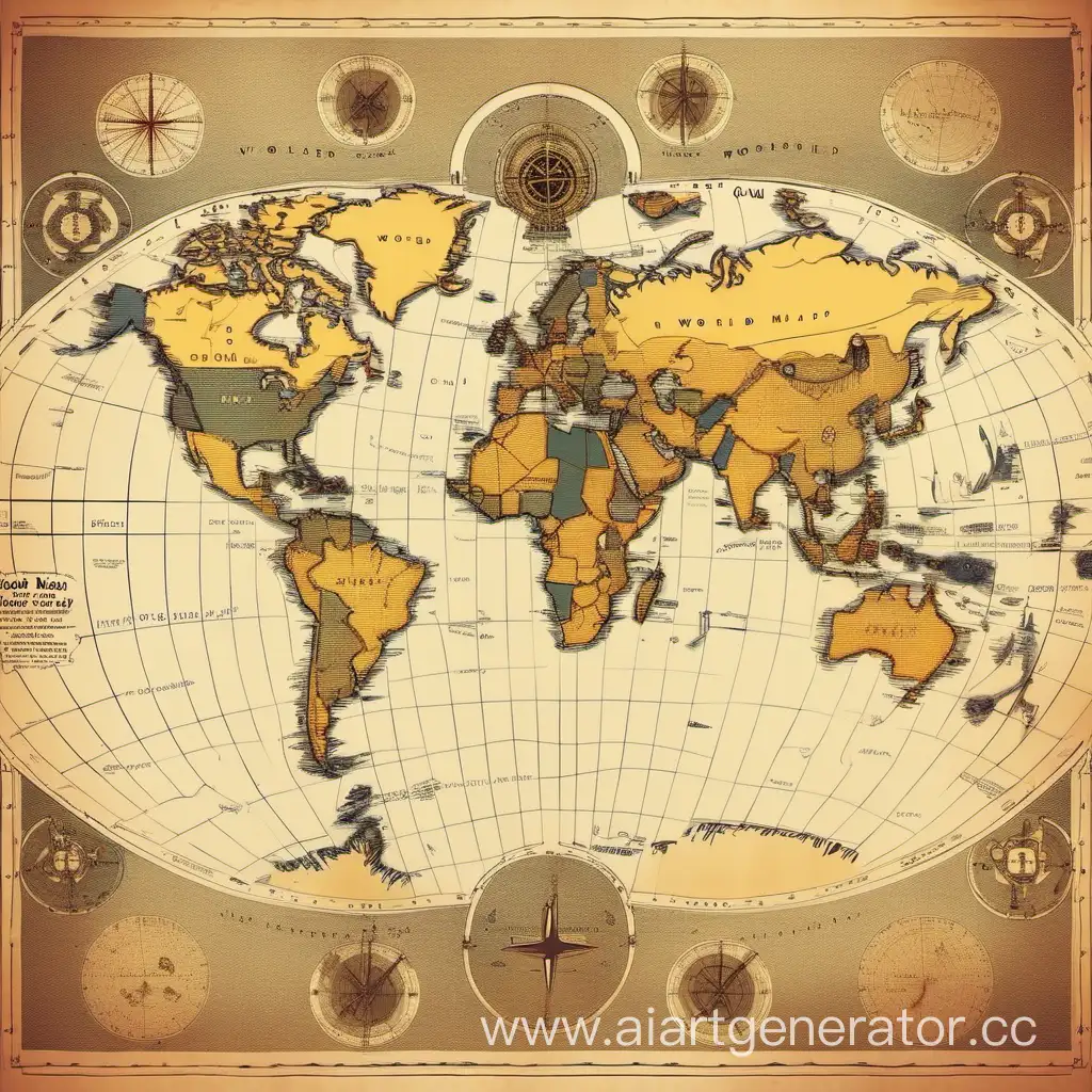 Global-Explorers-Detailed-World-Map-with-Interactive-Pins