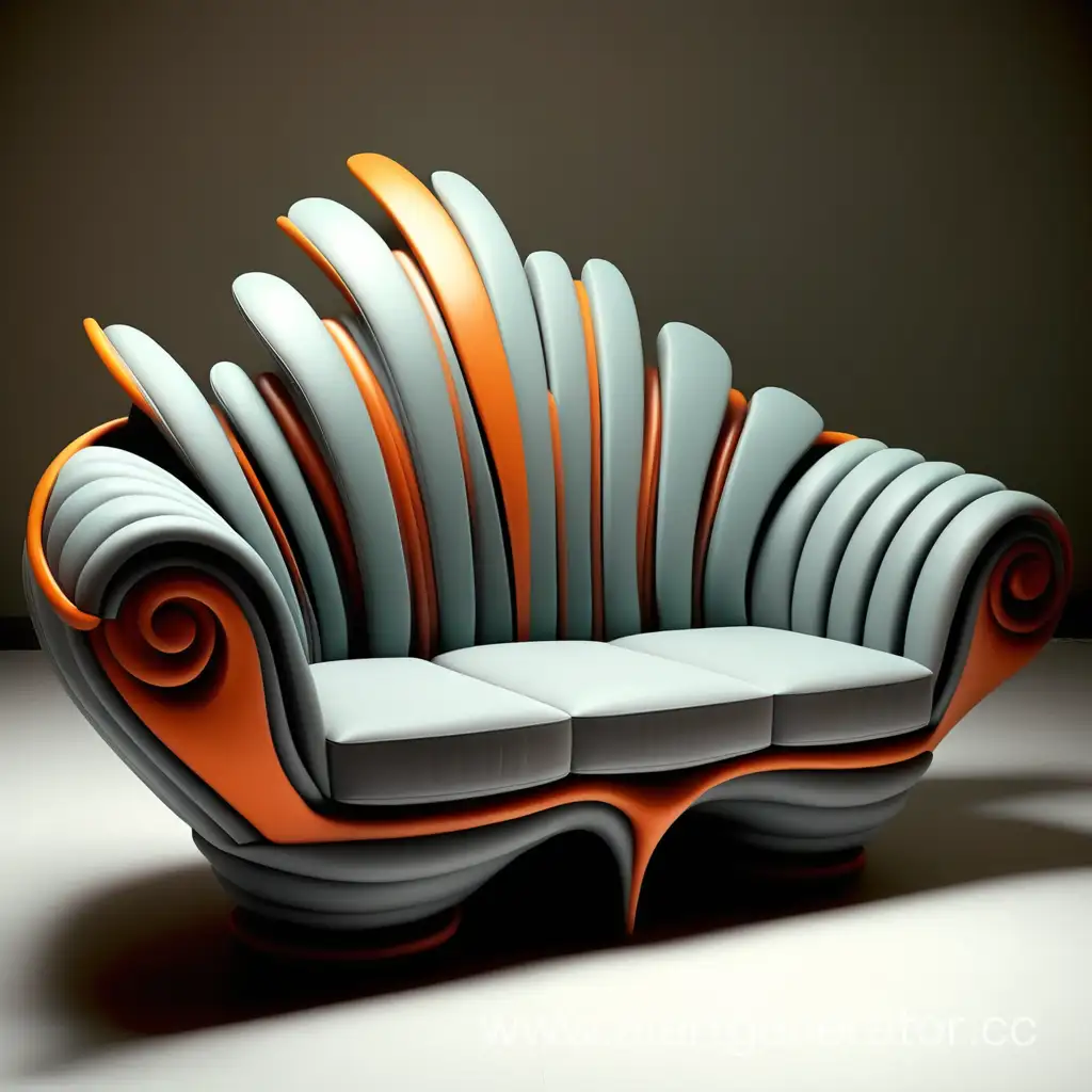 необычный дизайн дивана