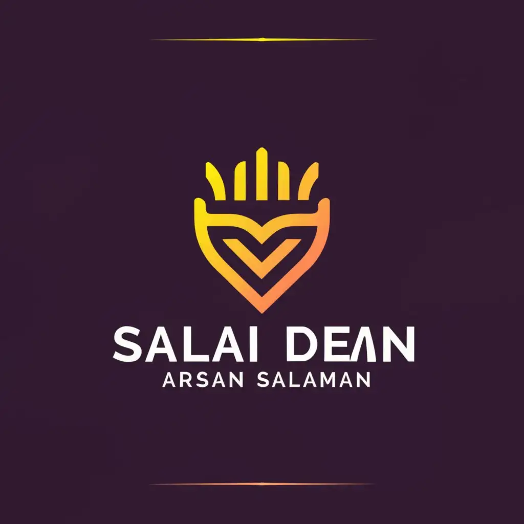 a logo design,with the text "SALAI DHEAN ARASAN SALAMAN", main symbol:king,Minimalistic,be used in Technology industry,clear background