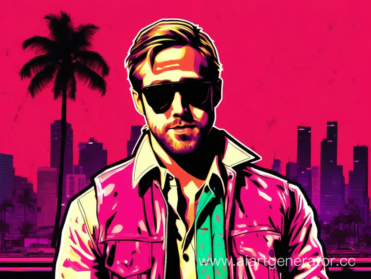 Ryan-Gosling-Embraces-HOTLINE-MIAMI-Vibes-with-Retro-Stylish-Action