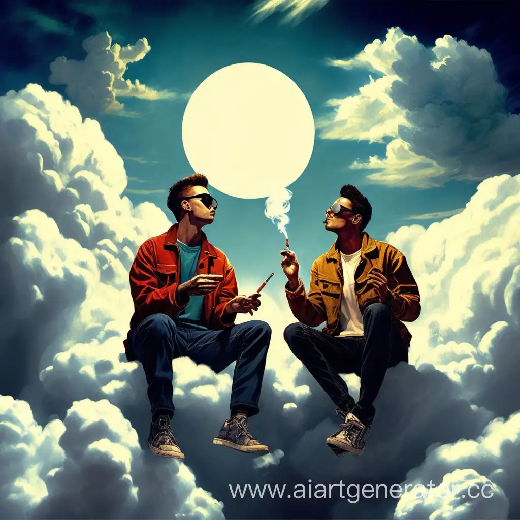 Relaxed-Men-Smoking-on-Clouds