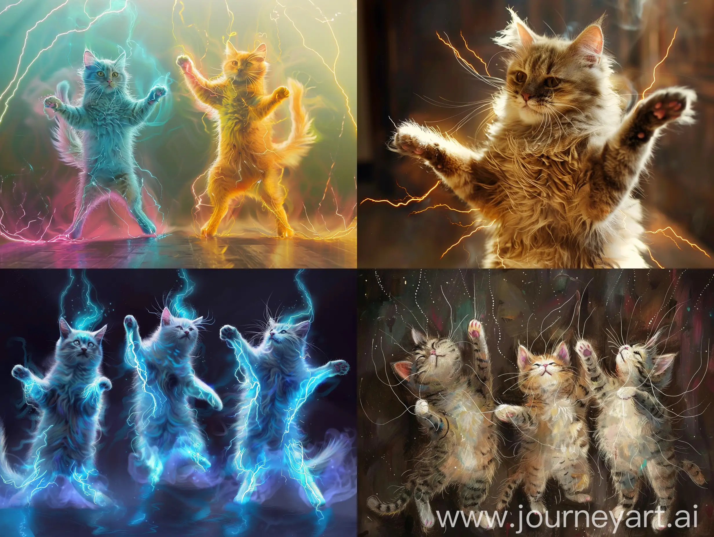 Energetic-Electric-Style-Dancing-Cats-in-43-Aspect-Ratio
