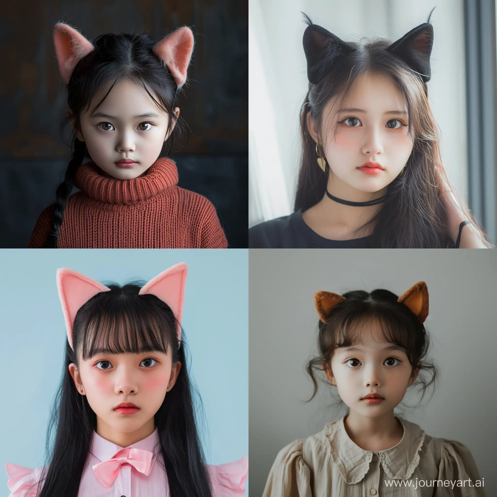 Adorable-Asian-Girl-Wearing-Cat-Ears-in-a-11-Aspect-Ratio-Snapshot