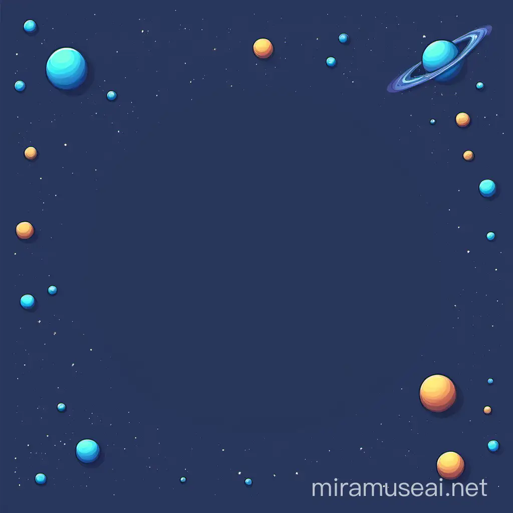 Minimalist Space Background for Gaming
