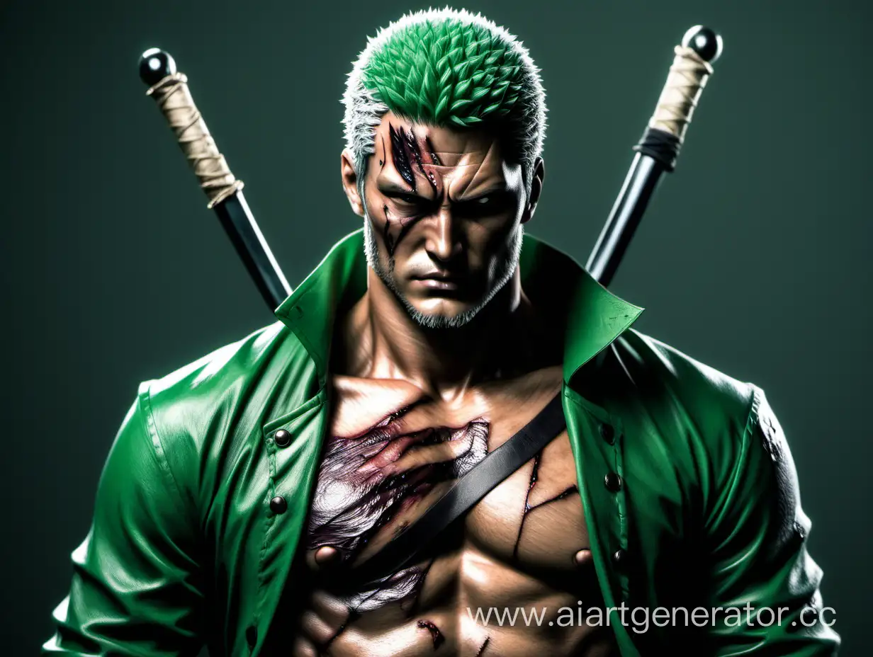 Scarred-Bear-Man-in-Roronoa-Zoro-Resemblance-A-Warriors-Journey