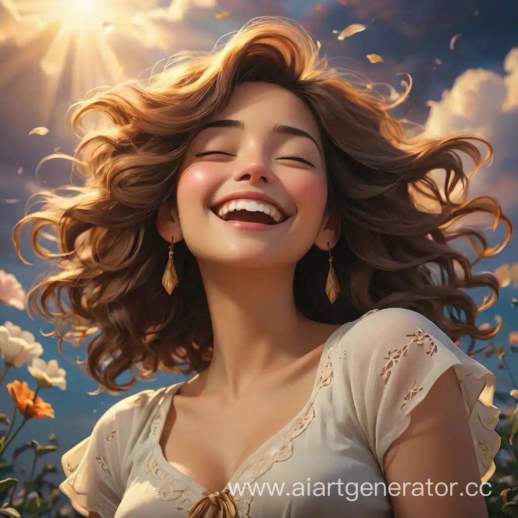 Dreaming-Woman-Smiling-with-Closed-Eyes