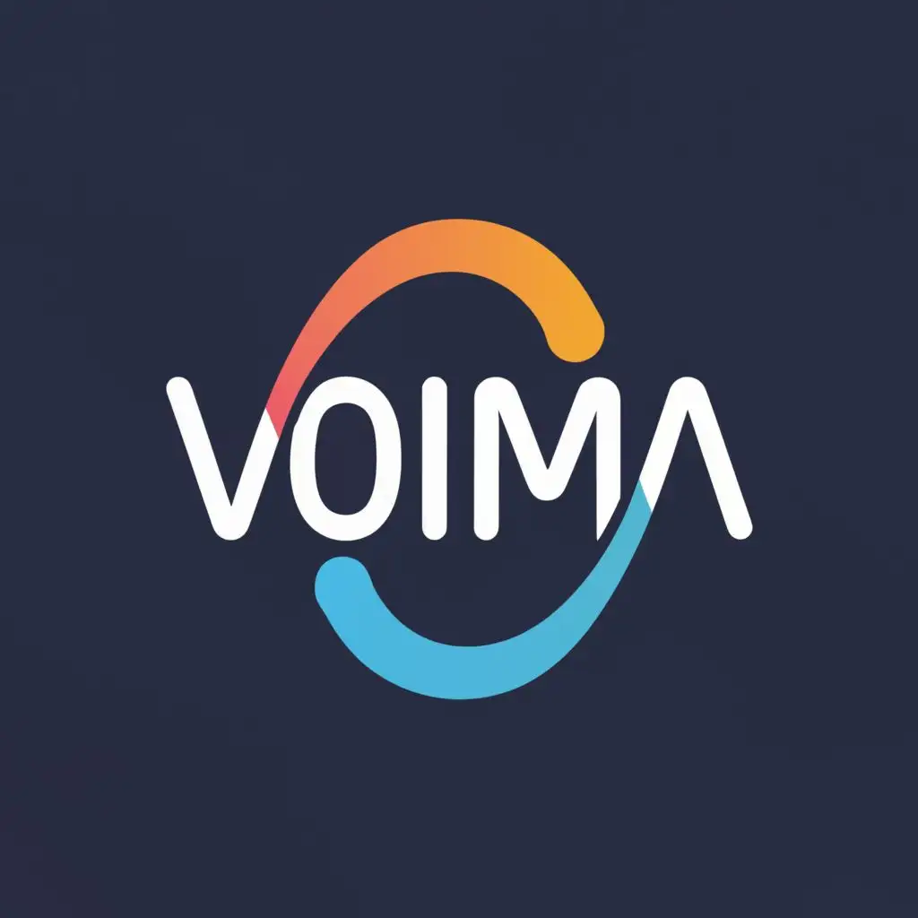 logo, innovation, with the text "Voima", typography, be used in Education industry