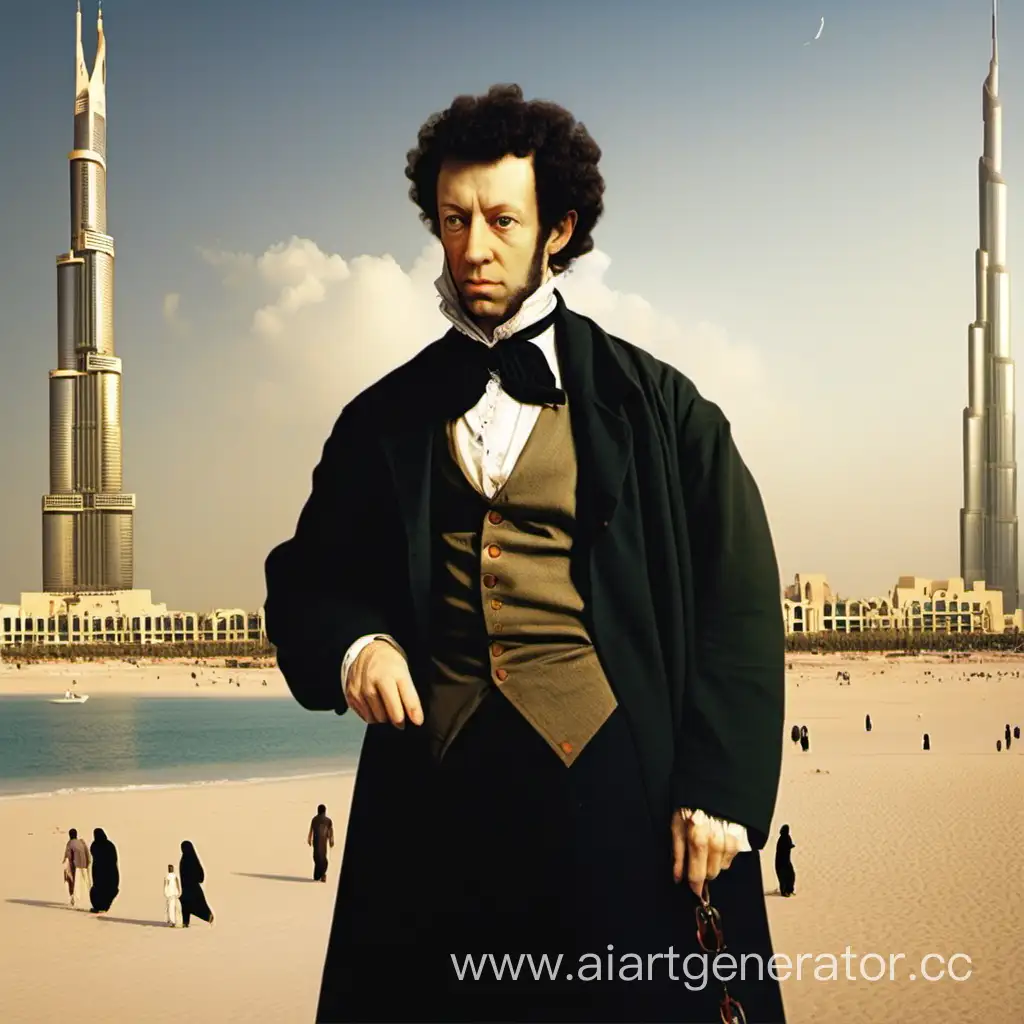 Alexander-Pushkin-Statue-in-Dubai-Cultural-Tribute-to-the-Russian-Literary-Giant