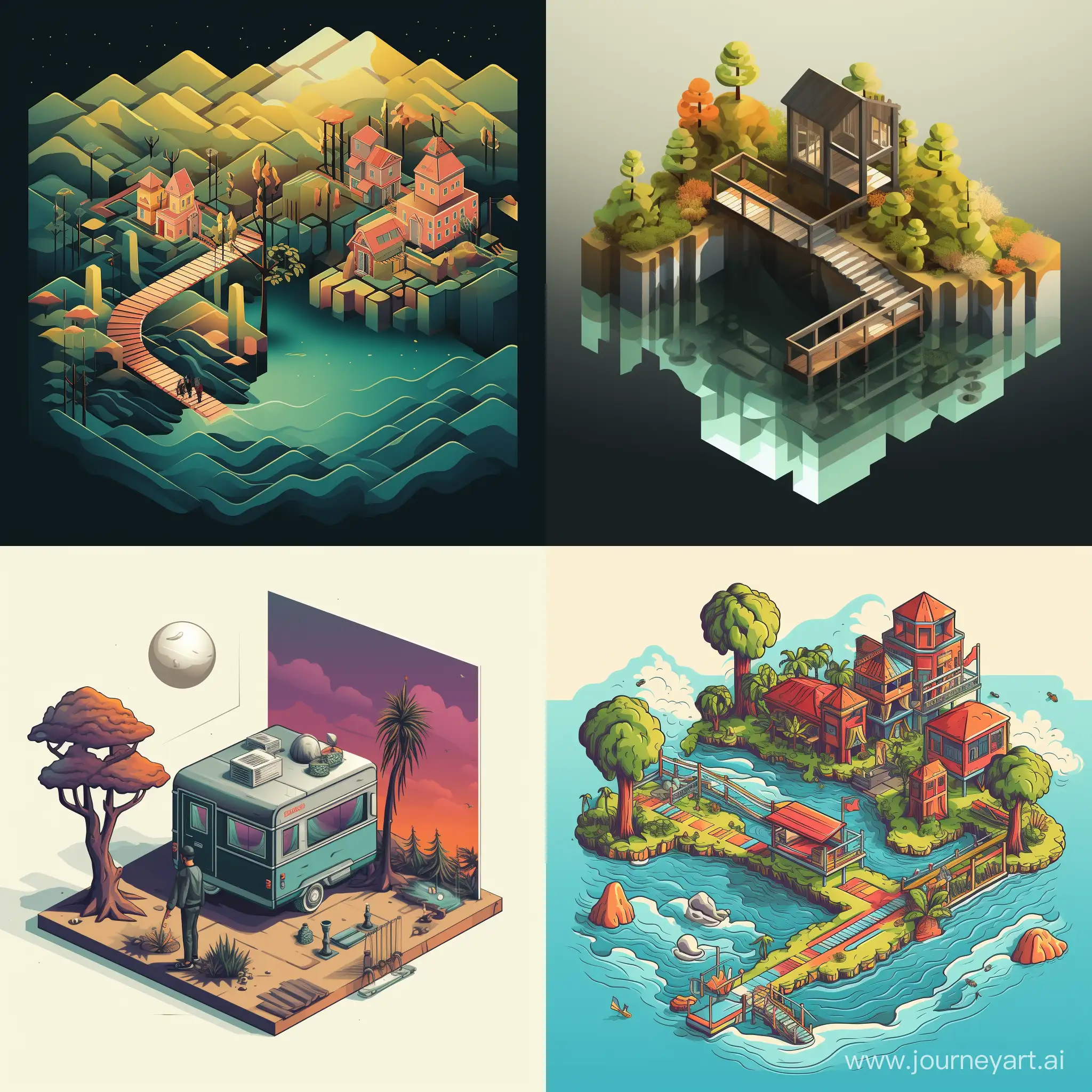 Isometric-Vector-Art-Futuristic-Cityscape