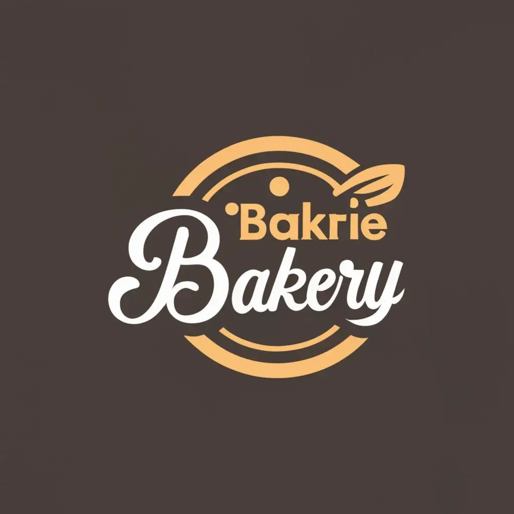 logo, Alphabet, with the text "Bakrie Bakery", typography, be used in Finance industry