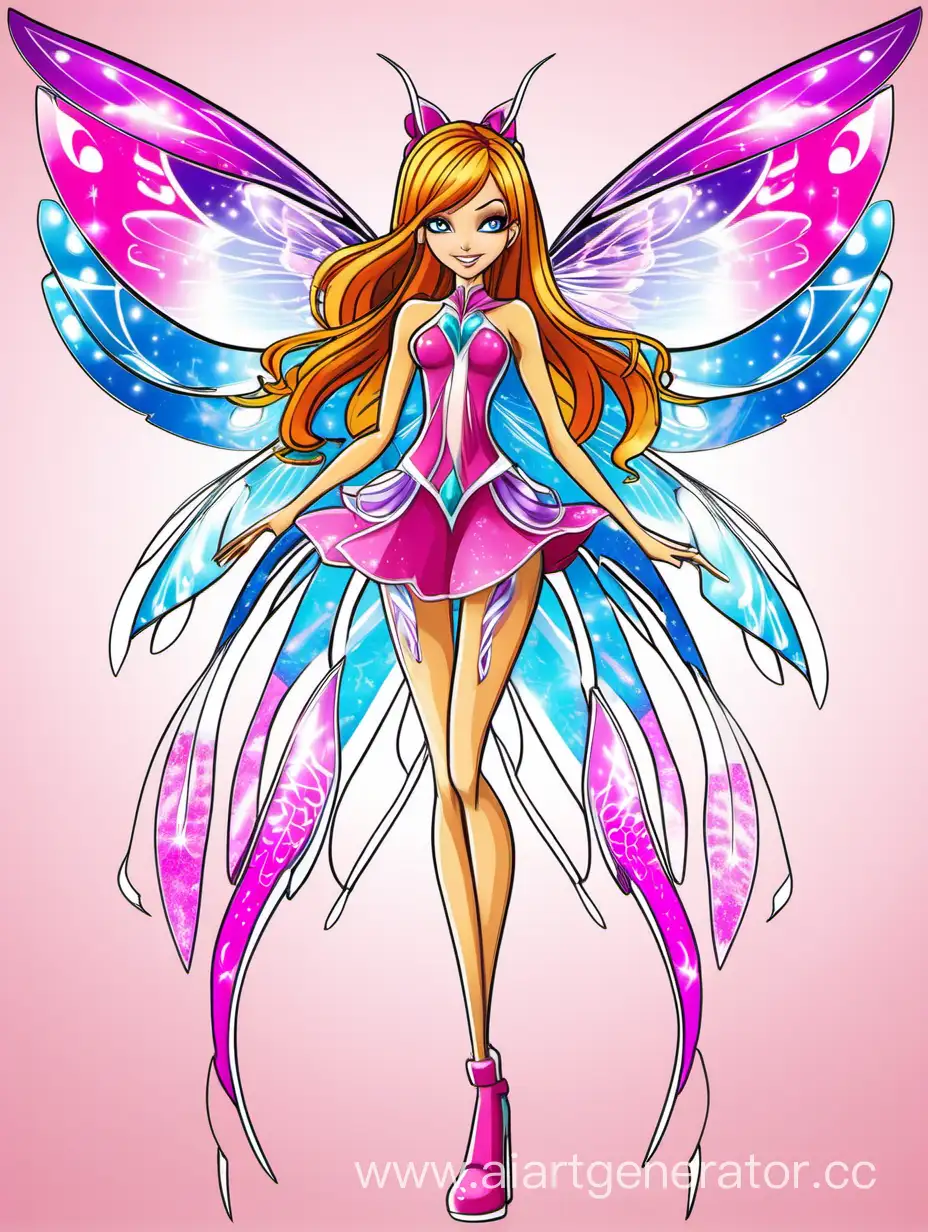 Winx transformation, new design, gorgeous wings, multiple designs, full height  