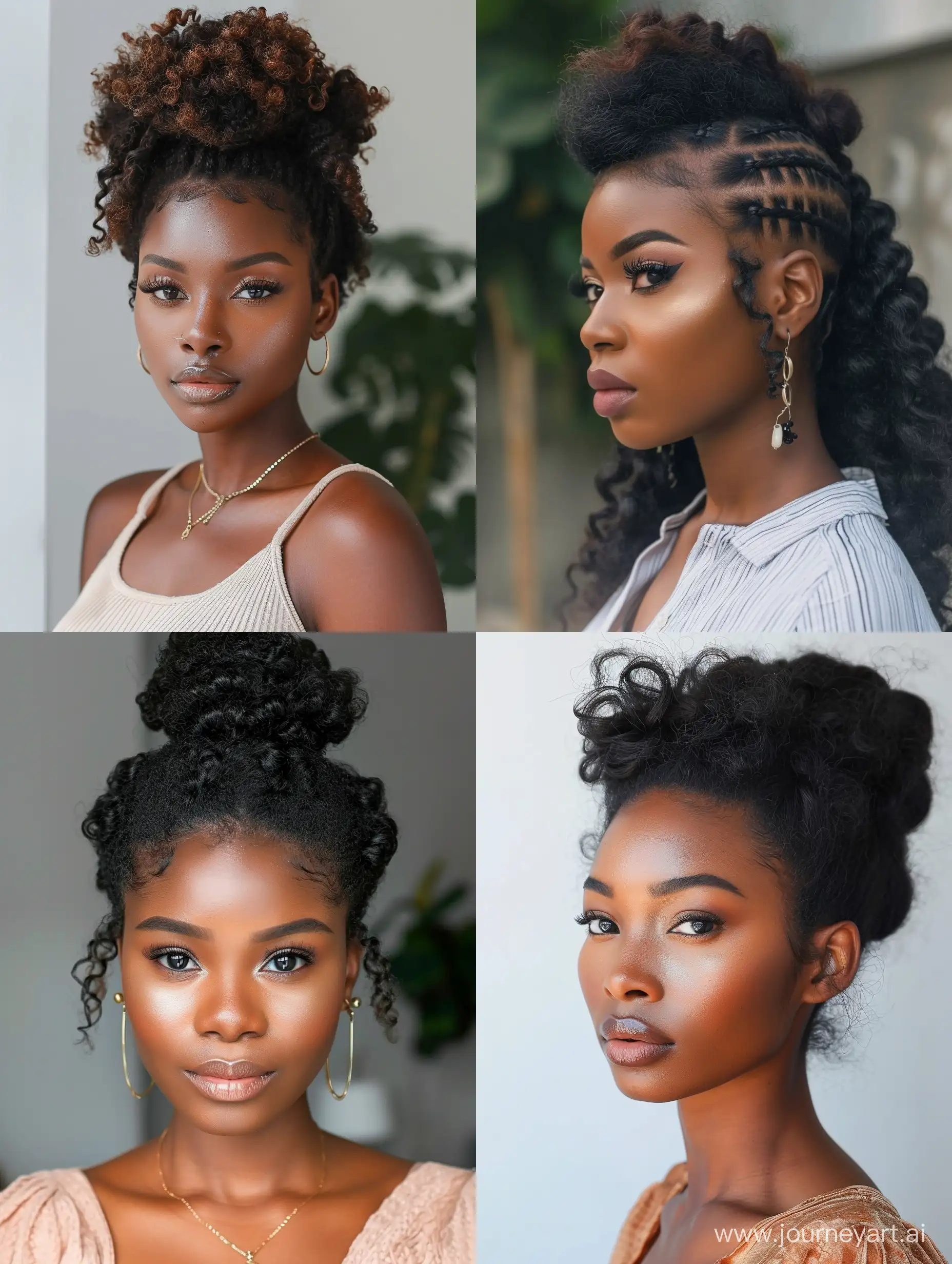 Stylish Natural Summer Hairstyles for Black Women 2024 JourneyArt