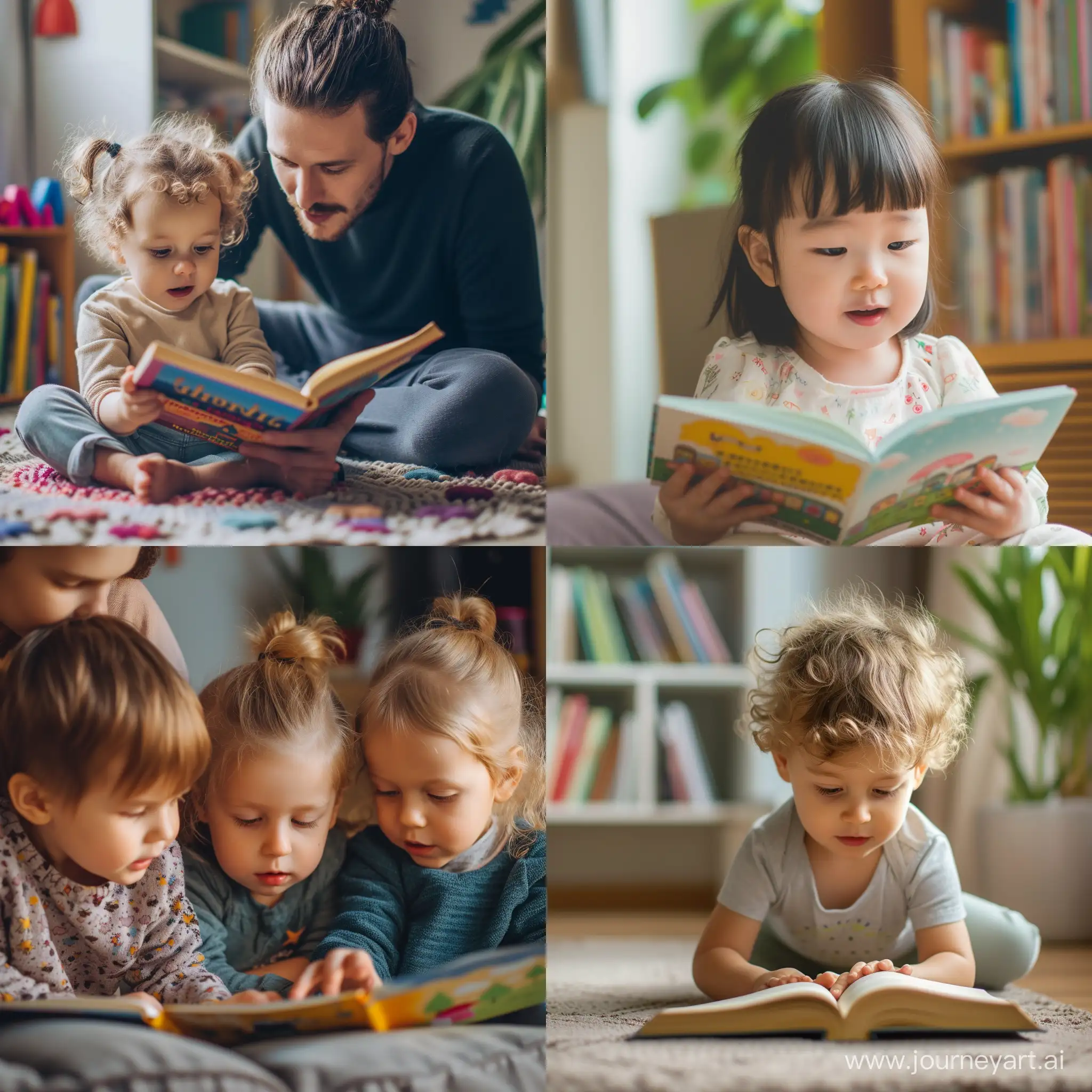 🌐 Dive into children's language development! 🧠👶🗣 Kids soak up languages like sponges! 💬👦 Preschool years are prime for learning. But how does it work with two languages? 🤔🌍 📚 No trouble with two languages! Studies show learning multiple languages doesn't cause issues; it enhances development. First words come around age 1, word combos at 18-24 months. 🤹‍♂️ Bilingual nuances Kids may excel differently in each language, like better sentences in one, richer vocab in another. Focus on overall skills, not just one language. 🌈 Newcomer adventures For immigrant families, speaking their language at home aids development. Adapting to a new language environment takes time but is normal. 👨‍👩‍👧 Both parents speaking French Effort is key for bilingualism. Strategies like language schedules help. 🌟 Tips for fostering bilingualism Speak your native language to your child. Create a bilingual social circle. Expose them to books, movies, music in both languages. Immerse them in experiences in the minority language. 🤷‍♂️ When to worry? Consult a speech therapist if you suspect delays. Multilingualism shouldn't worsen issues. --v 6 --ar 1:1 --no 78186