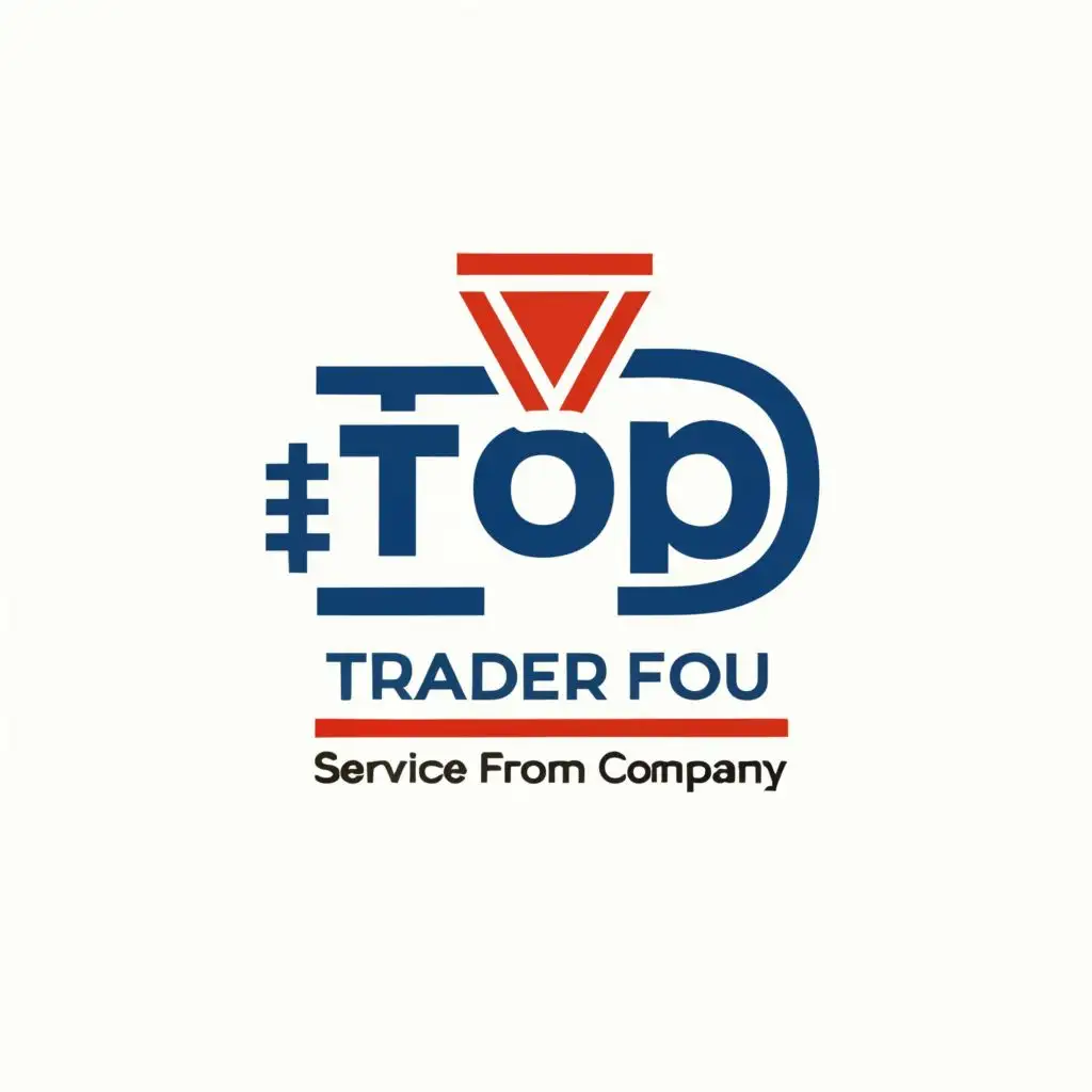 logo, Trust From You
Service From Us, with the text "Top Trader Services Company", typography, be used in Retail industry