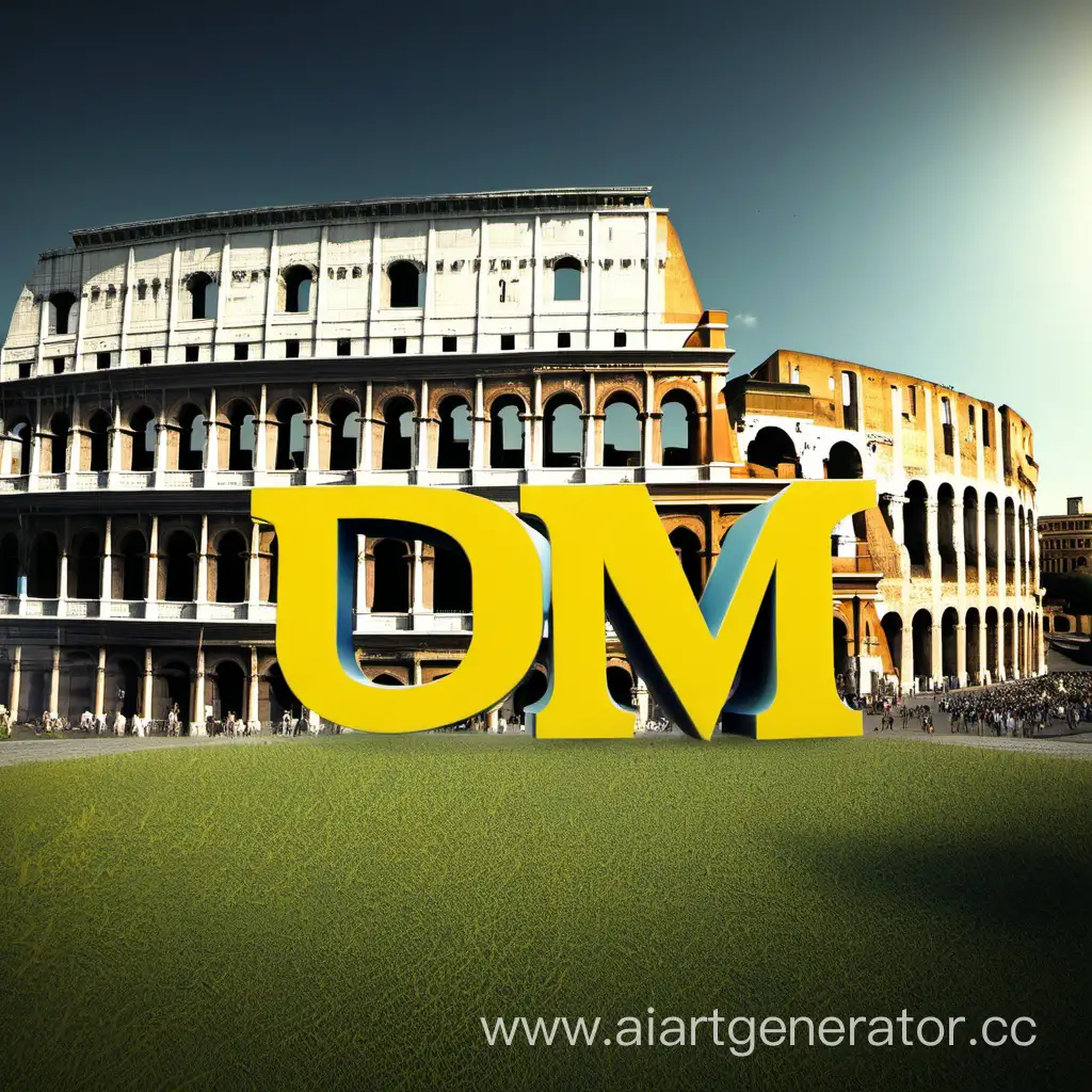 UDM-Letters-Stand-Out-Against-Colosseum-Backdrop