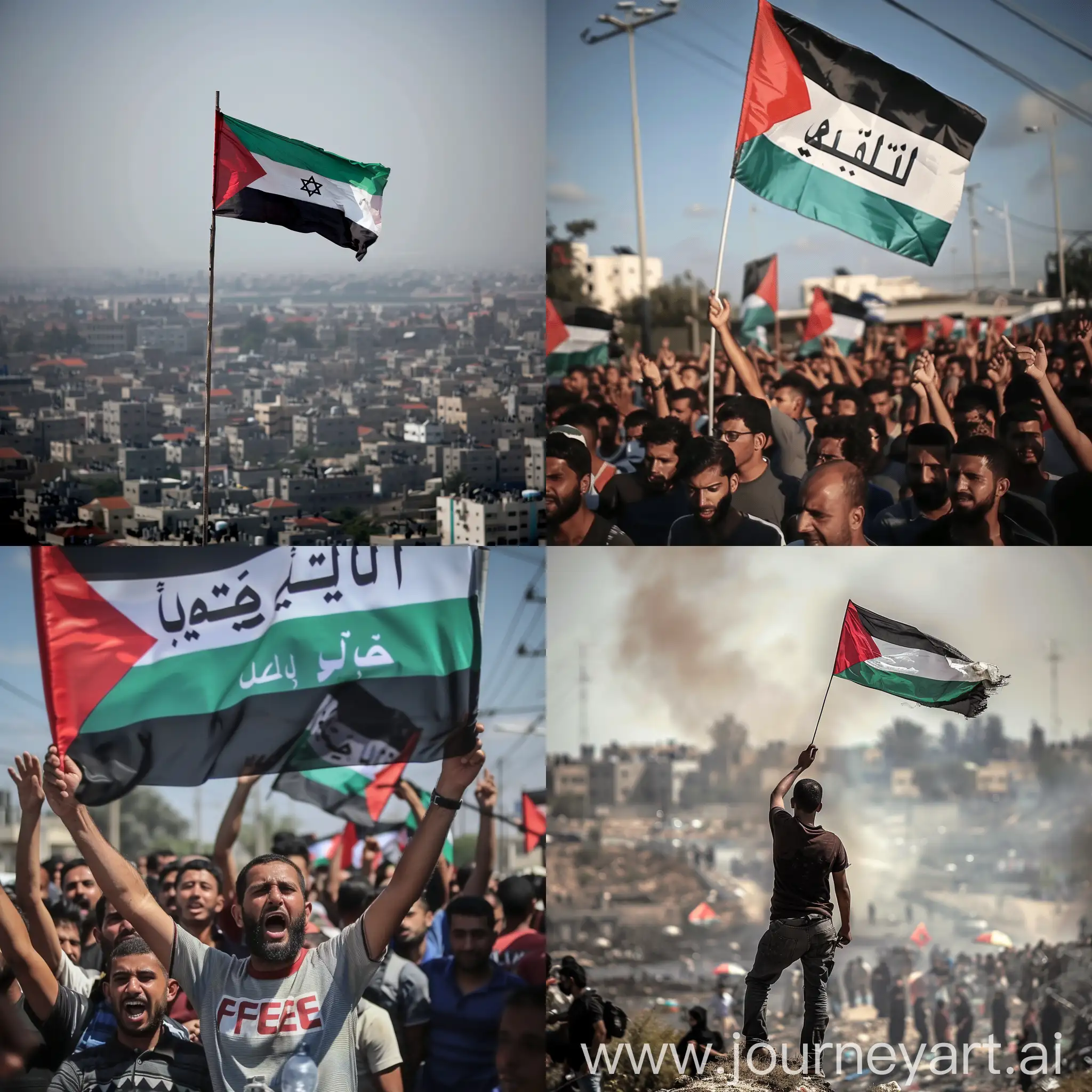 Gaza-Free-Cityscape-at-Dusk