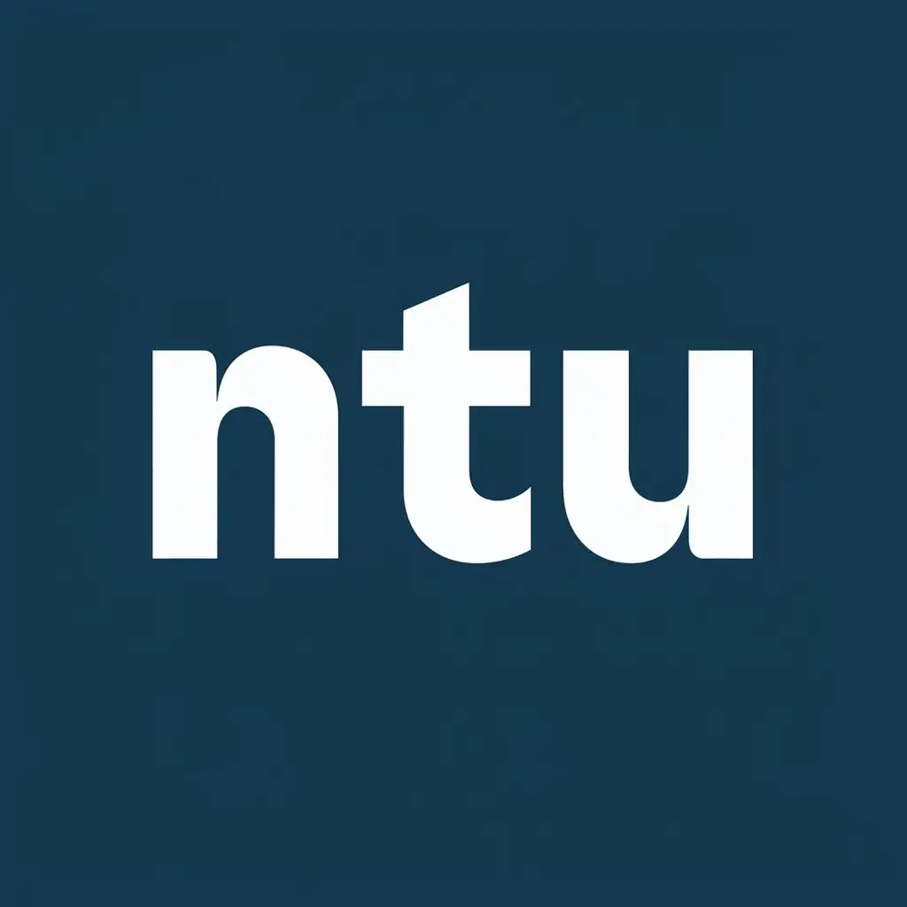 logo, wordmark, with the text "Ntu", typography, be used in Finance industry