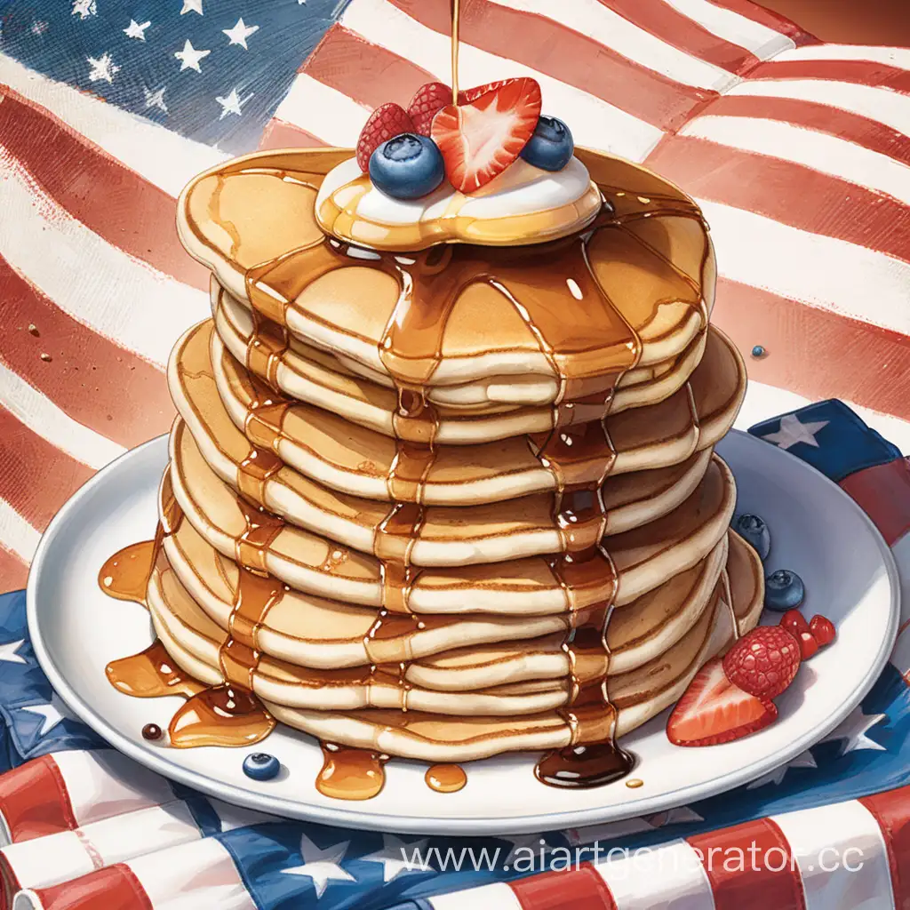 American pancake from Maxim in American Papa
