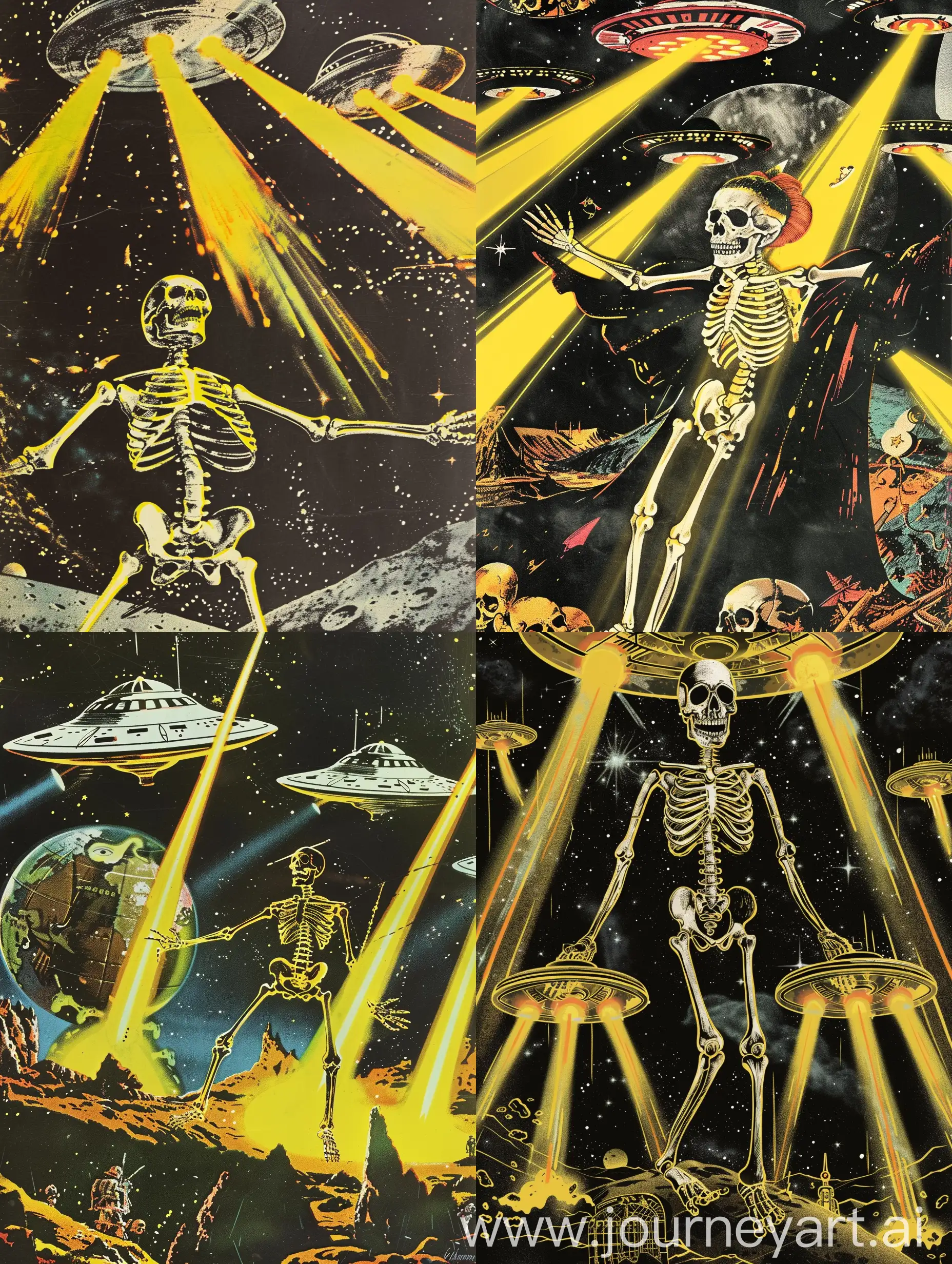 BMovie-Transformation-Skeleton-to-Vampira-with-UFOs-in-Space