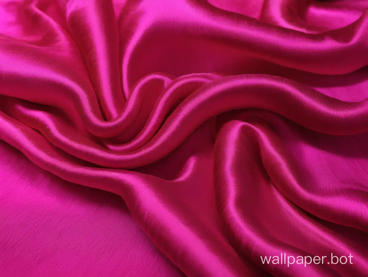 Elegant-Mulberry-Silk-Fabric-in-Luxurious-Pink-Fuchsia-Color