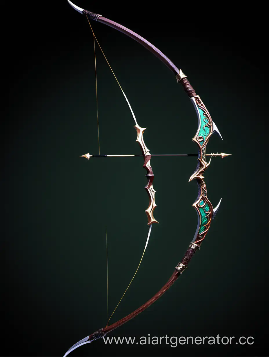 legendary realistic elven bow  
