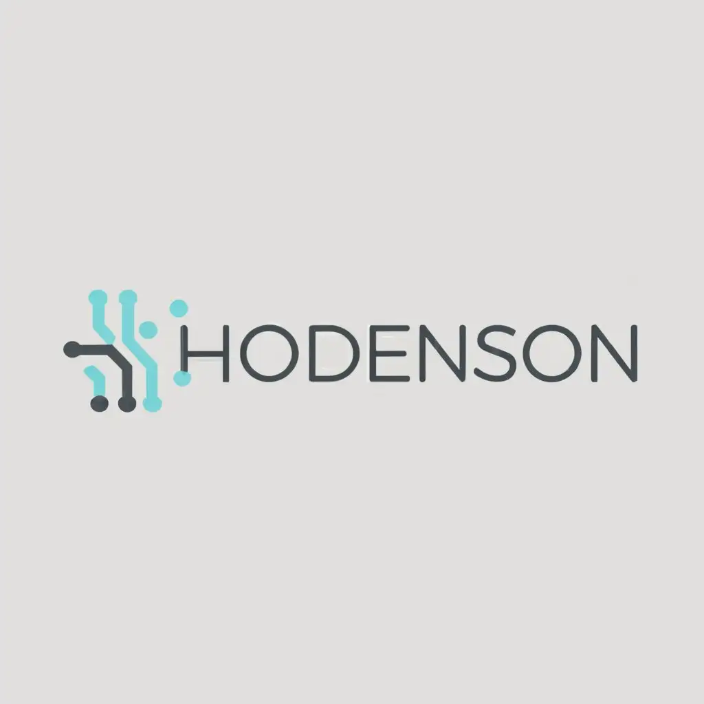 a logo design,with the text "Hodgenson", main symbol:Technology,Moderate,be used in Technology industry,clear background