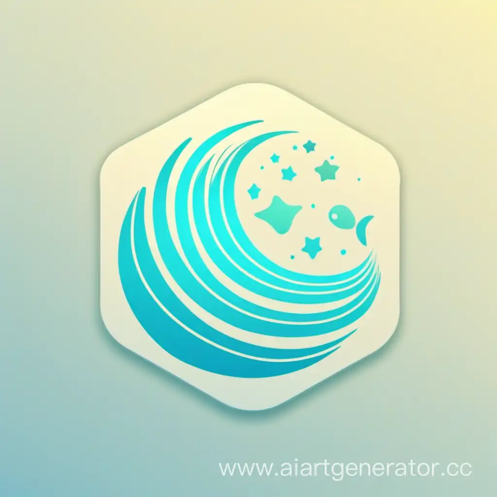 Vibrant-Wish-Wave-App-Logo-Design
