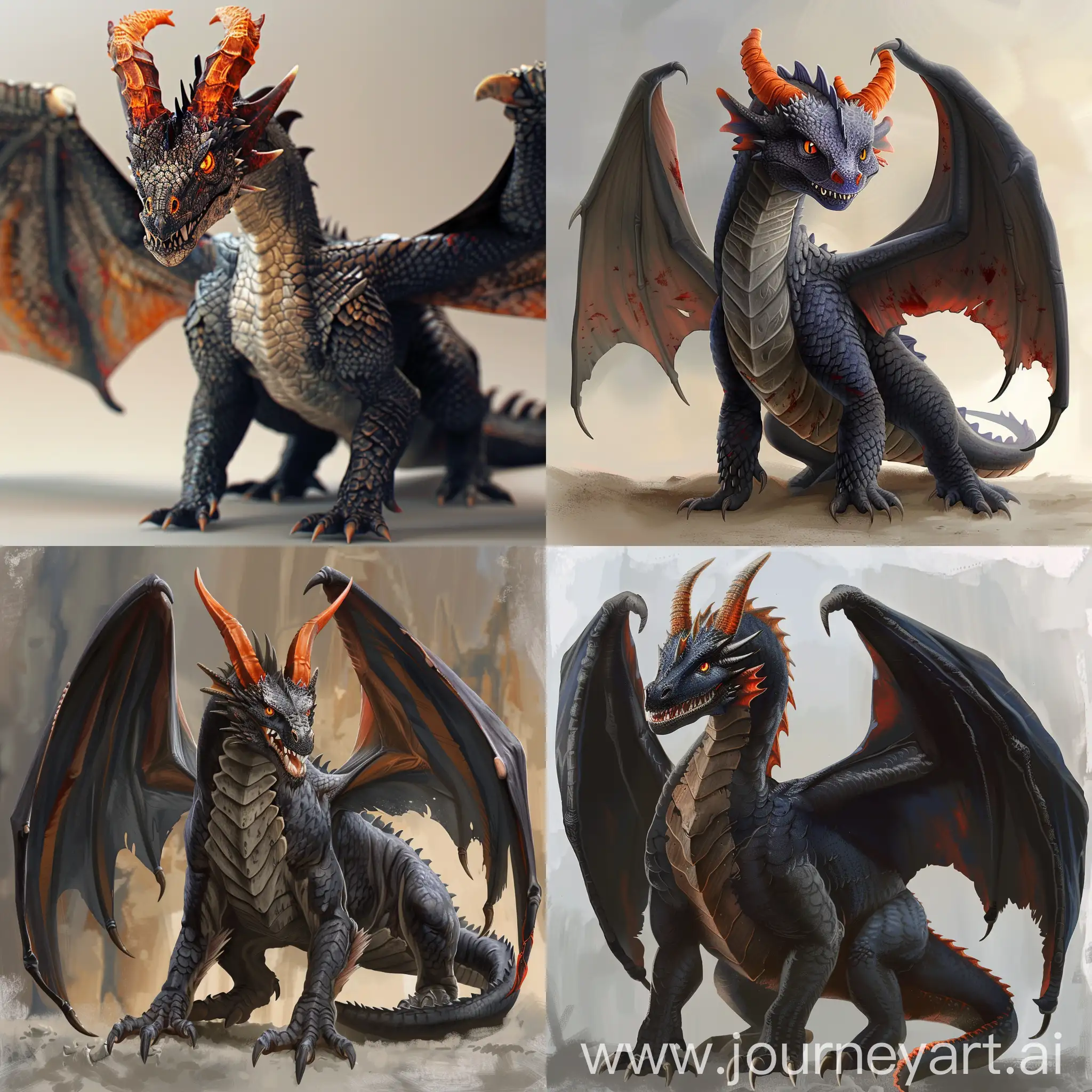 Majestic-Dragon-with-Black-and-Red-Scales-Copper-Horns-and-Fiery-Eyes