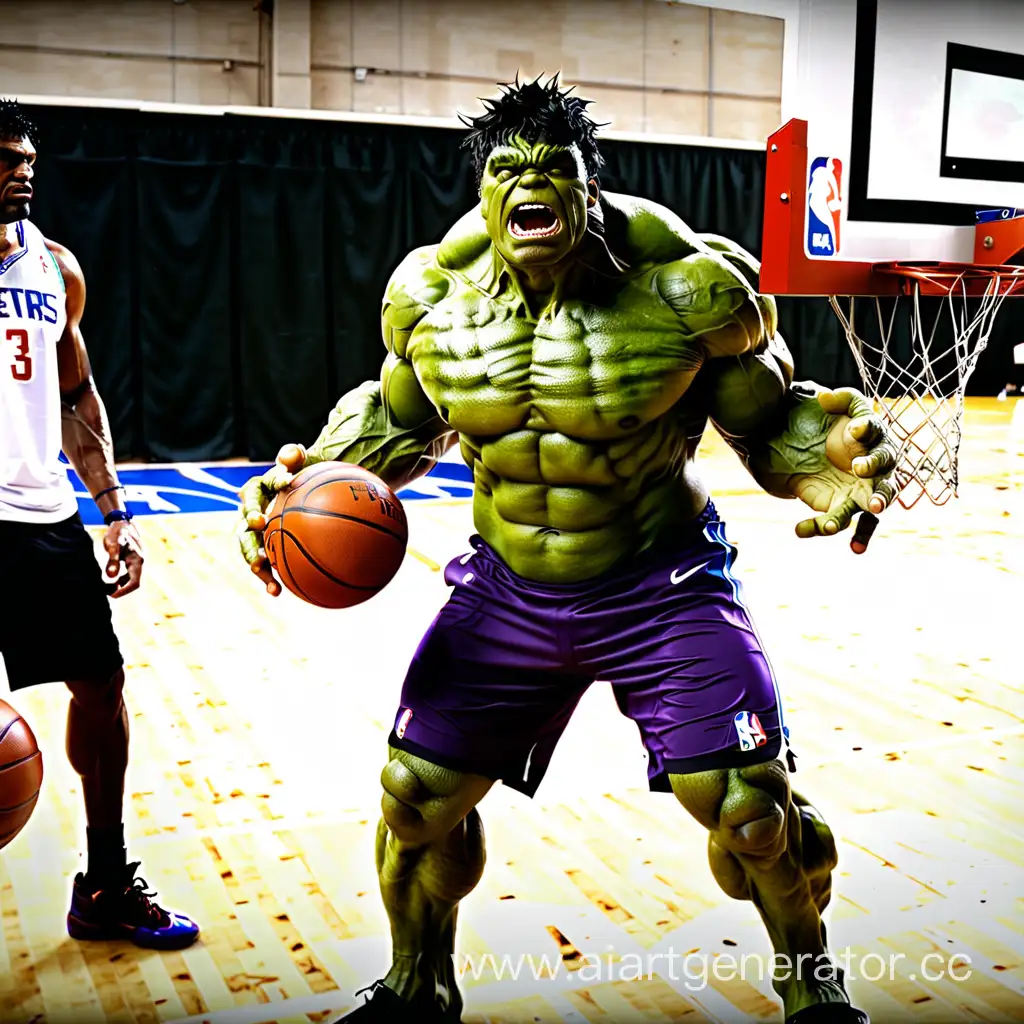 Hulk-Playing-Basketball-with-NBA-Players