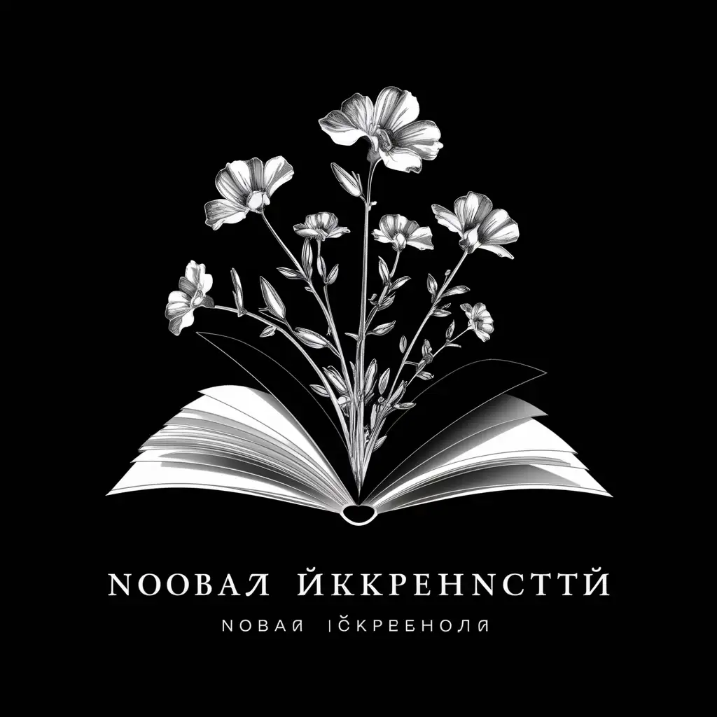 логотип: новая искренность, метамодерн
из чернобелой книги растут цветы
