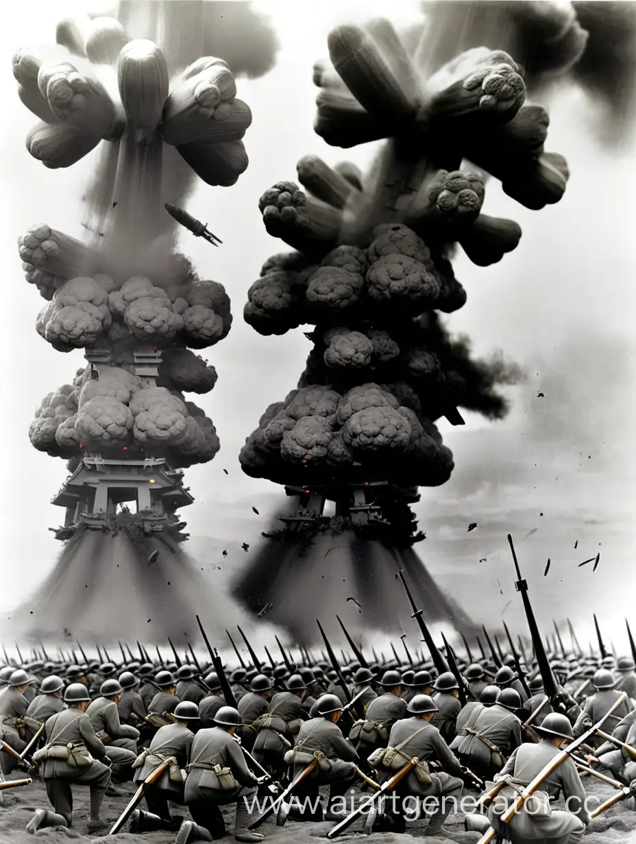 Intense-Battle-Scenes-in-World-War-II-Japan