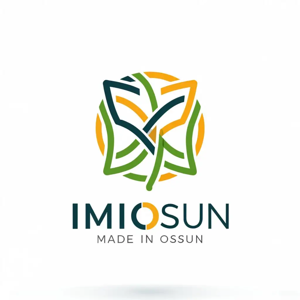 a logo design, with the text "Made in OSUN", main symbol: MiOSUN, be used in Retail industry