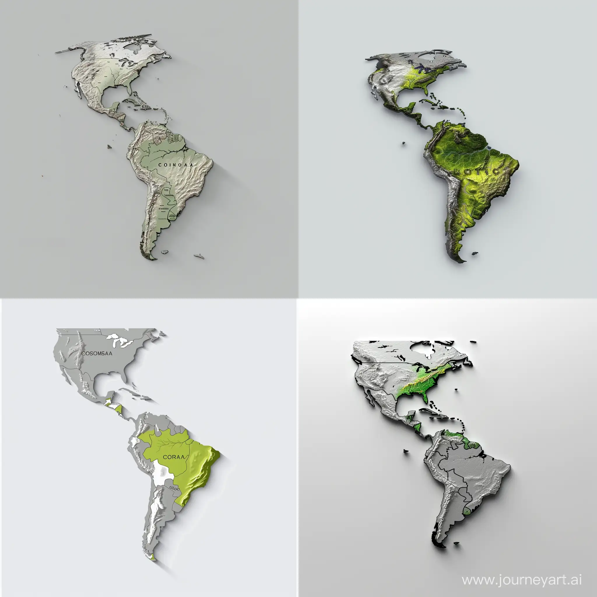 Vibrant-Green-Earth-Map-of-Costa-Rica-Guatemala-Colombia-and-Ecuador
