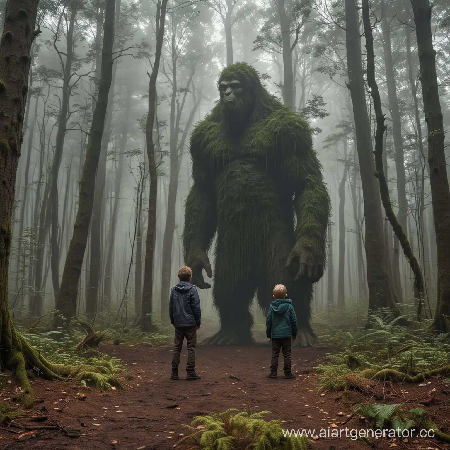 2  маленьких брата  встретили великана в загадочном лесу
