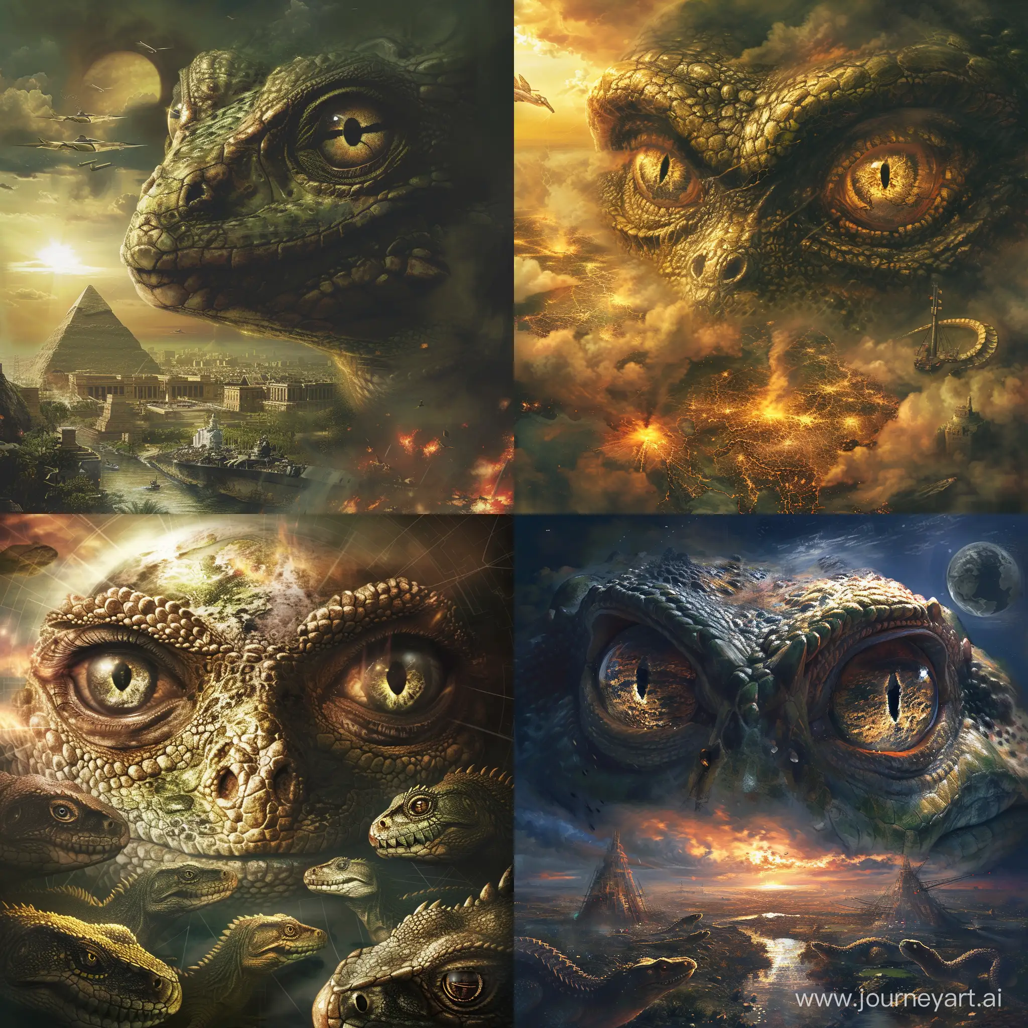 Reptilian-Creatures-Manipulating-World-Events