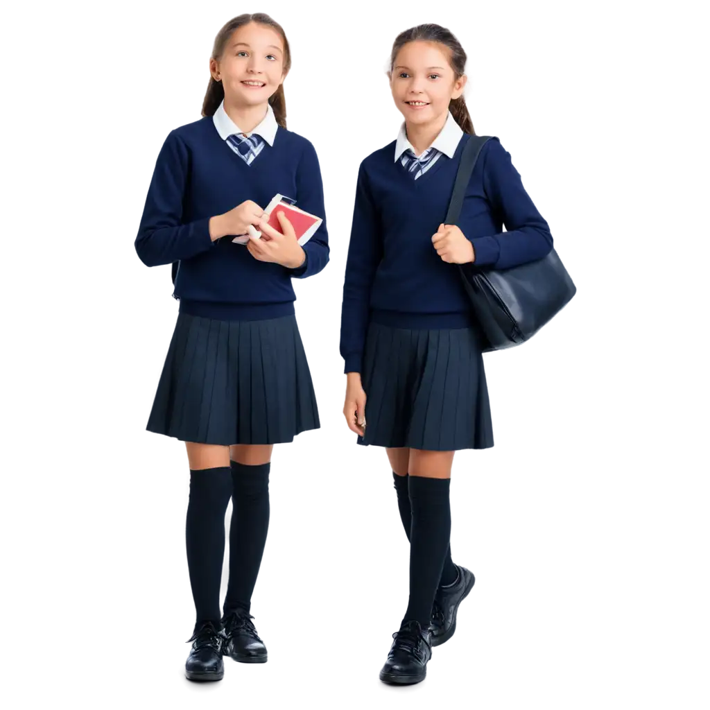 Vibrant-Kids-in-School-Uniform-A-Captivating-PNG-Image-for-Educational-Blogs-and-Websites