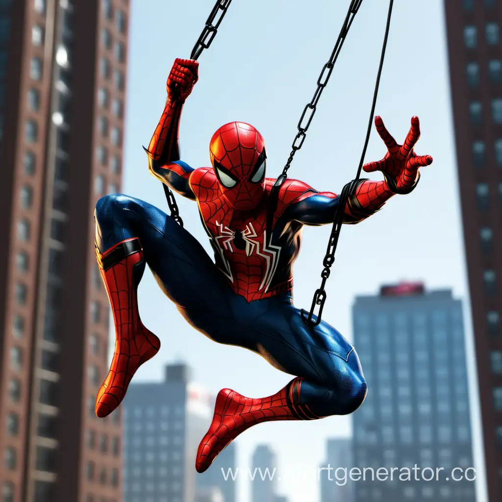 Dynamic-SpiderMan-Swinging-Through-Cityscape