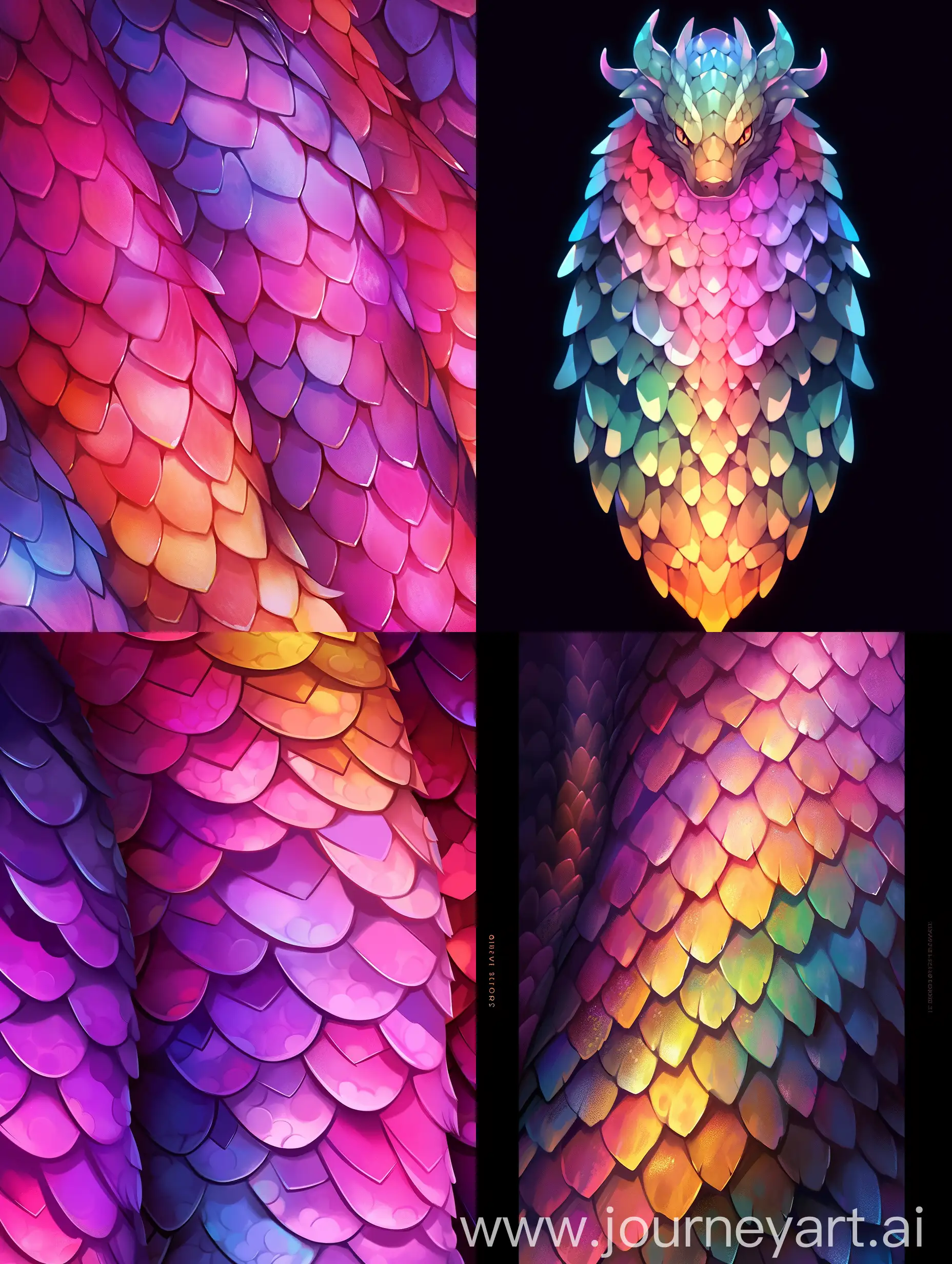 Vibrant-Dragon-Scales-in-a-Magical-Kaleidoscope-Pattern