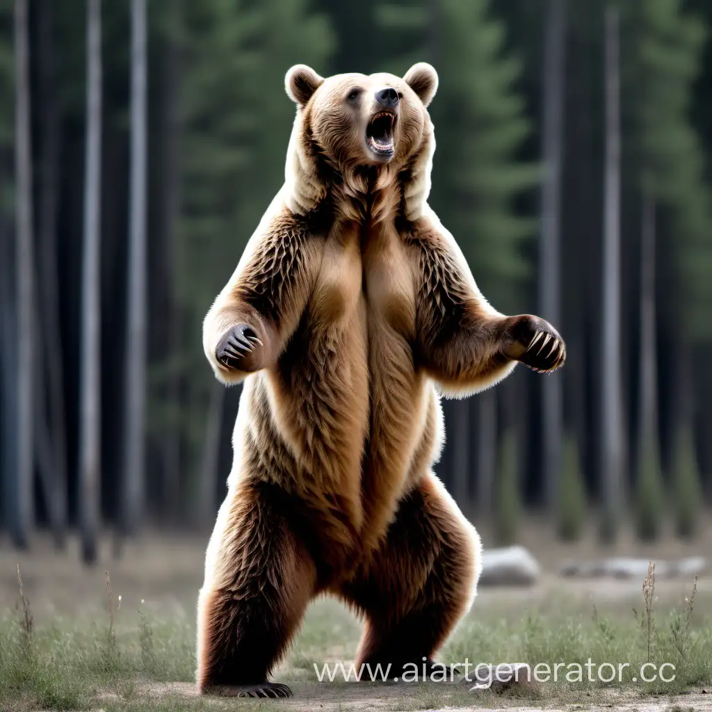 Bear-Standing-Tall-on-Hind-Legs
