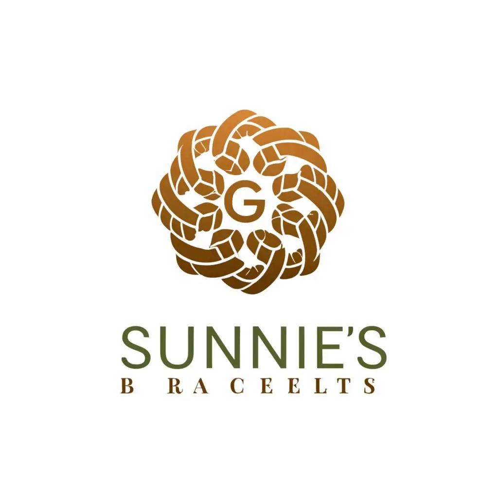 a logo design,with the text "Sunnie's Bracelets", main symbol:bracelet,Moderate,clear background