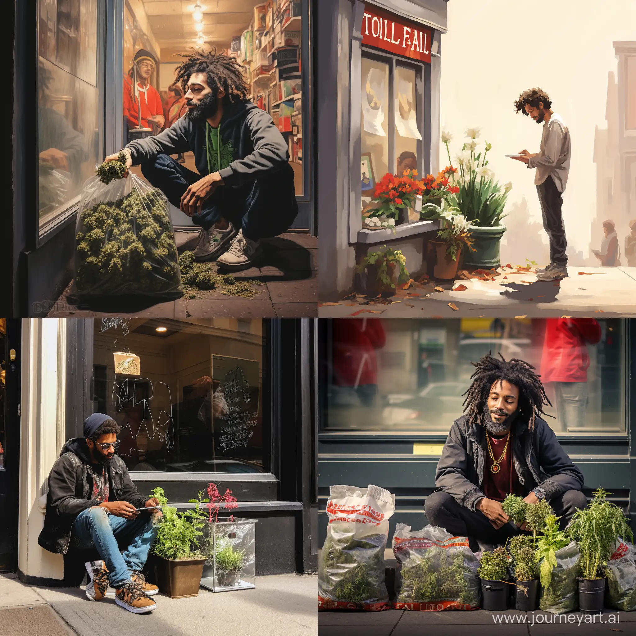 Urban-Entrepreneur-Showcasing-Cannabis-Products