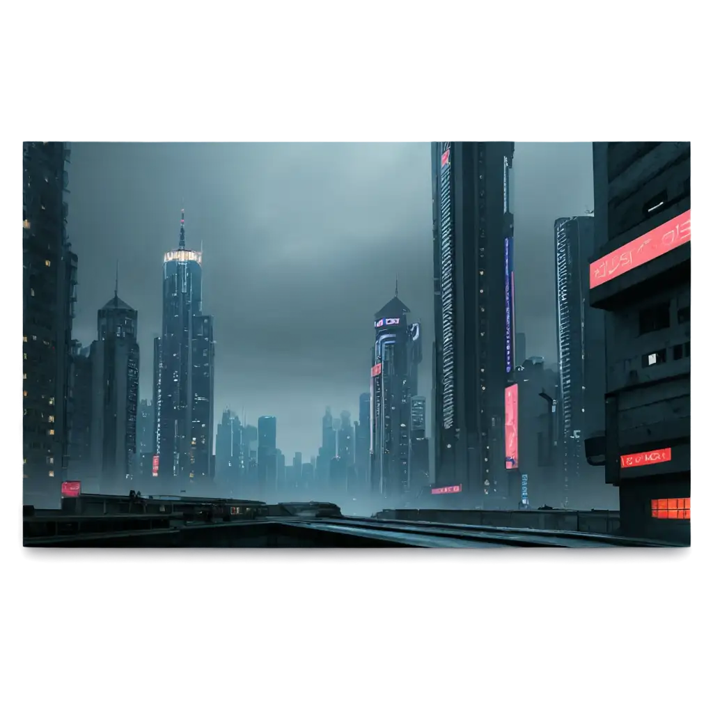 cyberpunk city