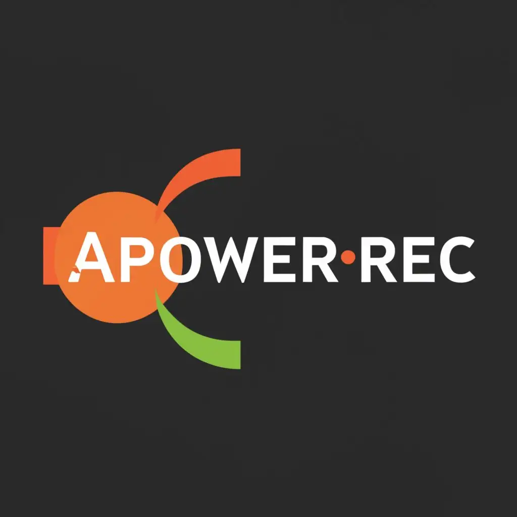 logo, ApowerREC, with the text "ApowerREC", typography