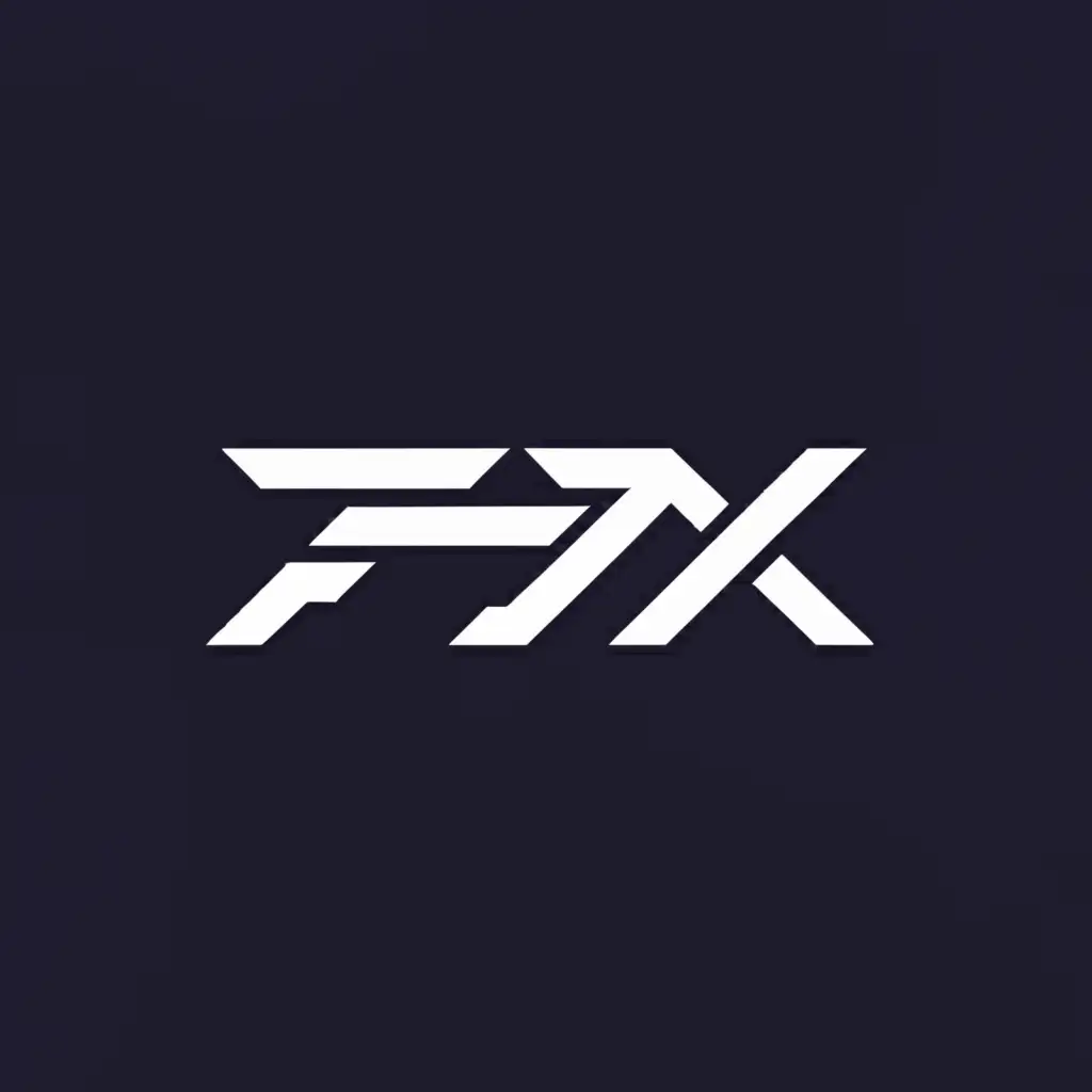 a logo design,with the text "FZXT", main symbol:LOGO Design For TwinX Modern FZXT Symbol in Minimalistic Style for Internet Industry,Moderate,be used in Internet industry,clear background