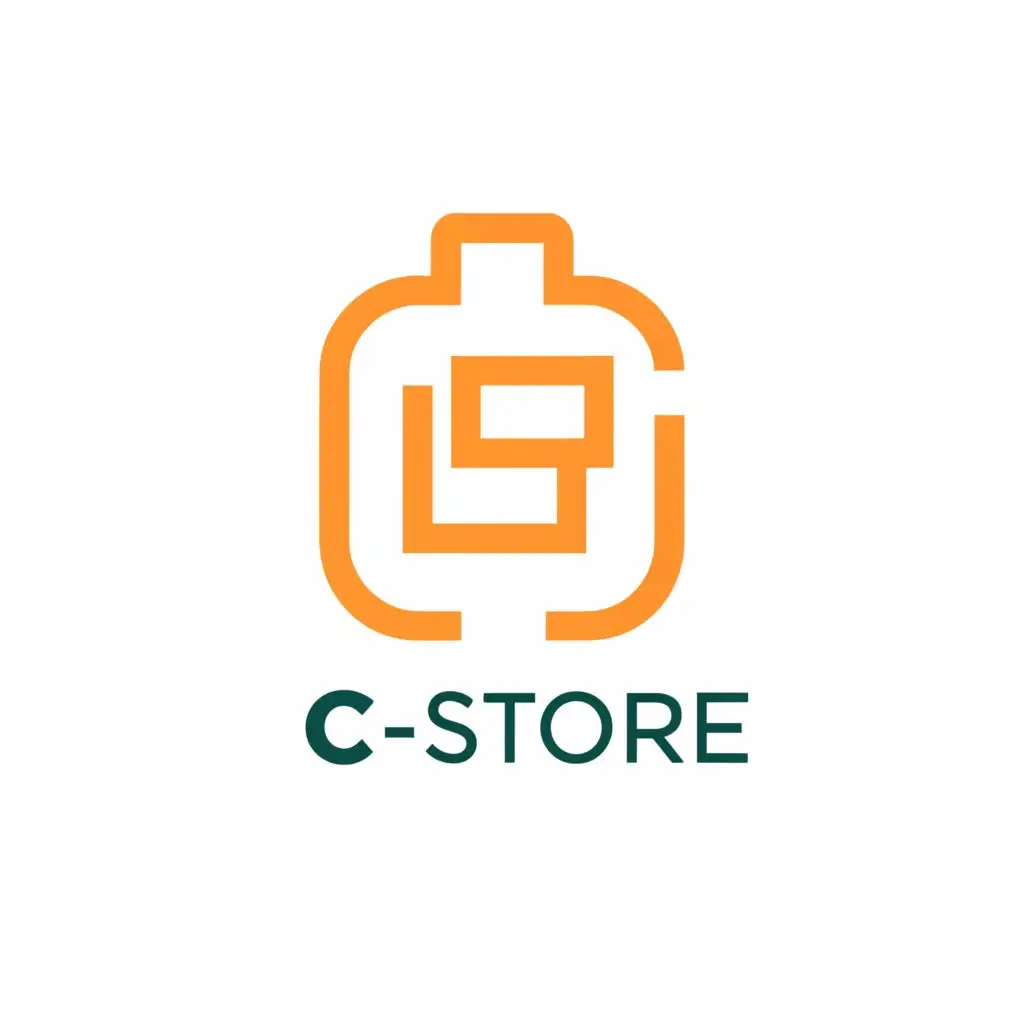 a logo design,with the text "C - STORE", main symbol: online store logo,Moderate,be used in Travel industry,clear background